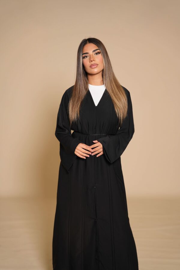 Sweene Abaya Kimono – Elegantes Schwarz für zeitlosen Stil - Image 9