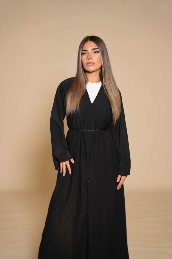 Sweene Abaya Kimono – Elegantes Schwarz für zeitlosen Stil - Image 10