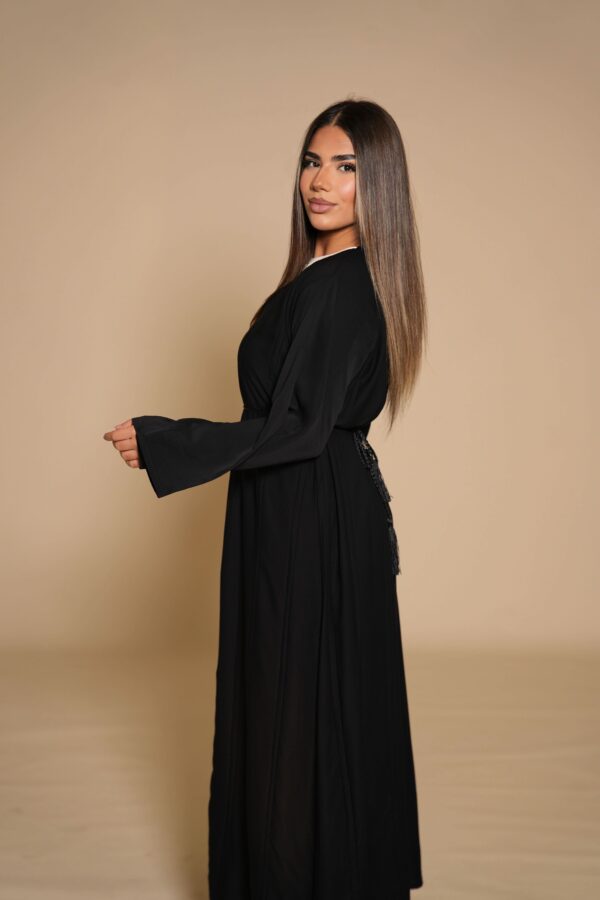 Sweene Abaya Kimono – Elegantes Schwarz für zeitlosen Stil - Image 11